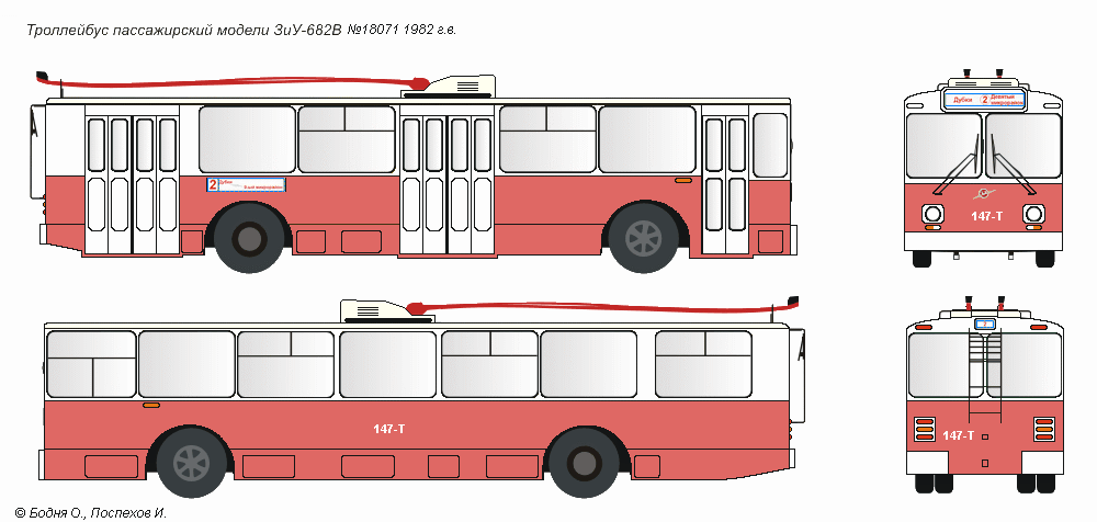 Joszkar-Oła — Trolleybus paint schemes
