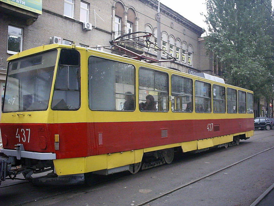 Запорожье, Tatra T6B5SU № 437
