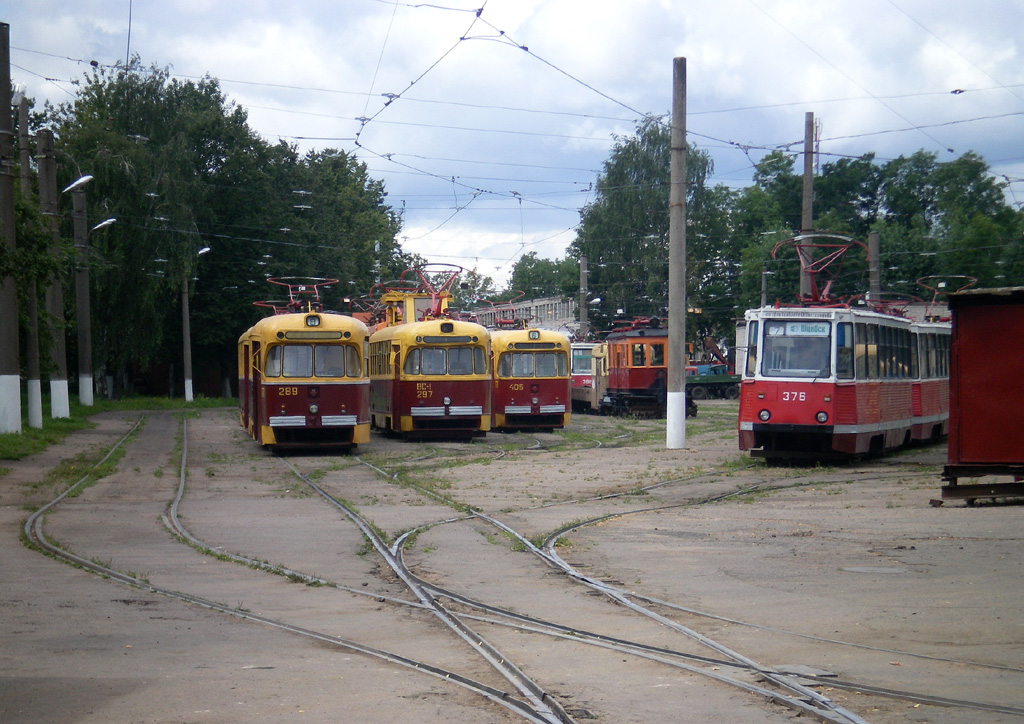 Vitebsk, RVZ-6M2 č. 289; Vitebsk, RVZ-6M č. ВС-1 (297); Vitebsk, RVZ-6M2 č. 405; Vitebsk, 71-605 (KTM-5M3) č. 376; Vitebsk — Miscellaneous photos Vitebsk, RVZ-6M2 č. 289; Vitebsk, RVZ-6M č. ВС-1 (297); Vitebsk, RVZ-6M2 č. 405; Vitebsk, 71-605 (KTM-5M3) č. 376; Vitebsk — Miscellaneous photos