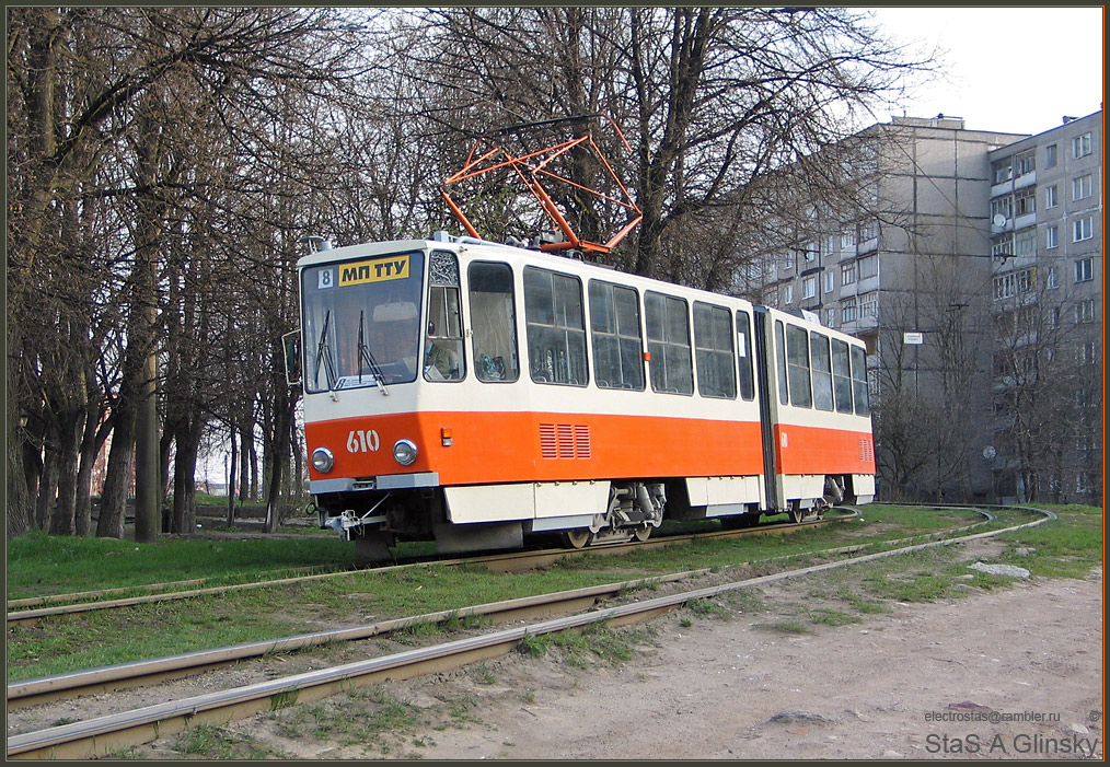 Калининград, Tatra KT4D № 610