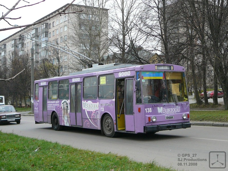 Тернополь, Škoda 14Tr02 № 138