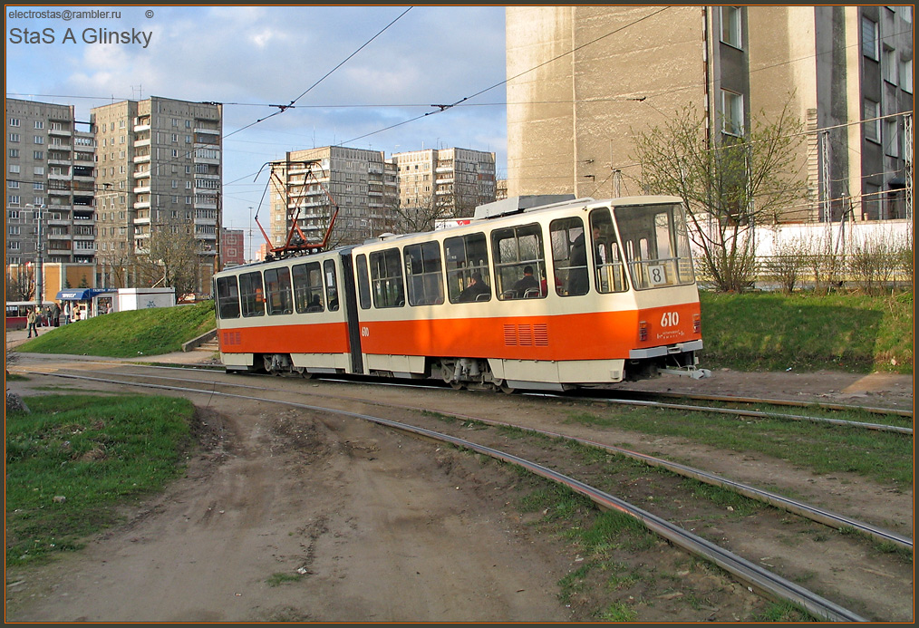 Калининград, Tatra KT4D № 610
