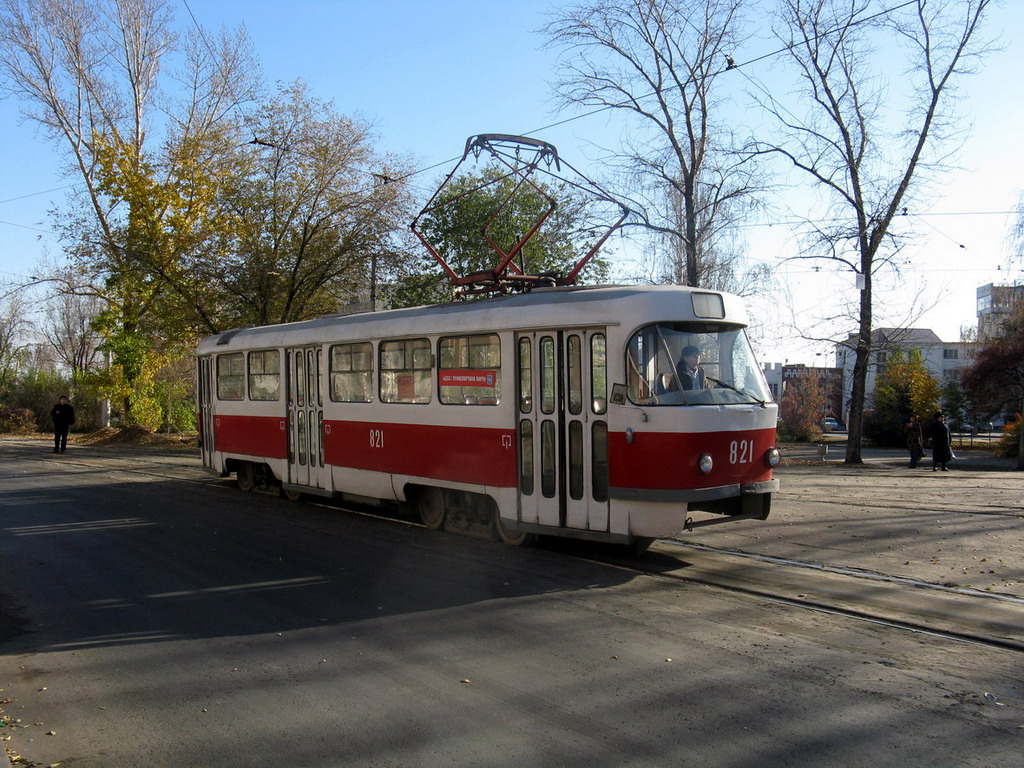 Самара, Tatra T3SU № 821; Самара — Конечные станции и кольца (трамвай)