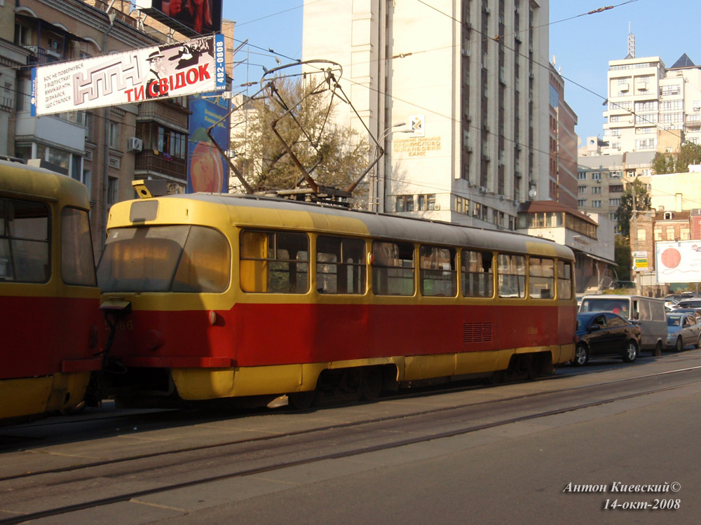 Киев, Tatra T3SU № 5566