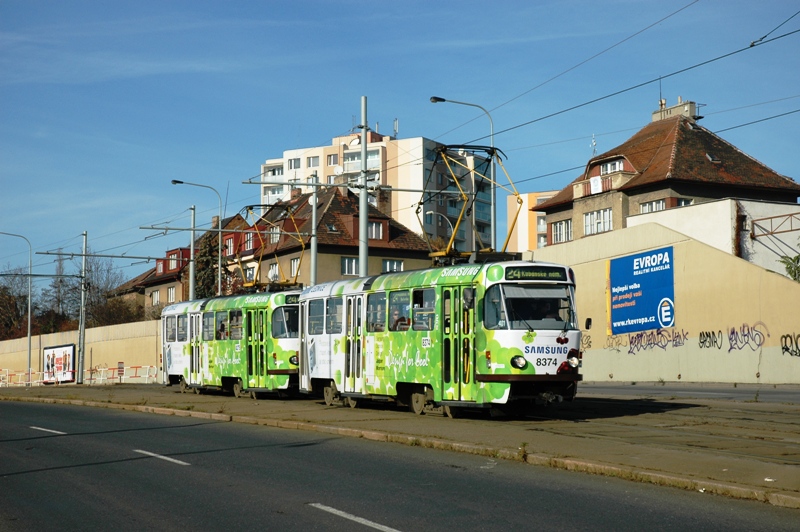 Прага, Tatra T3R.P № 8374