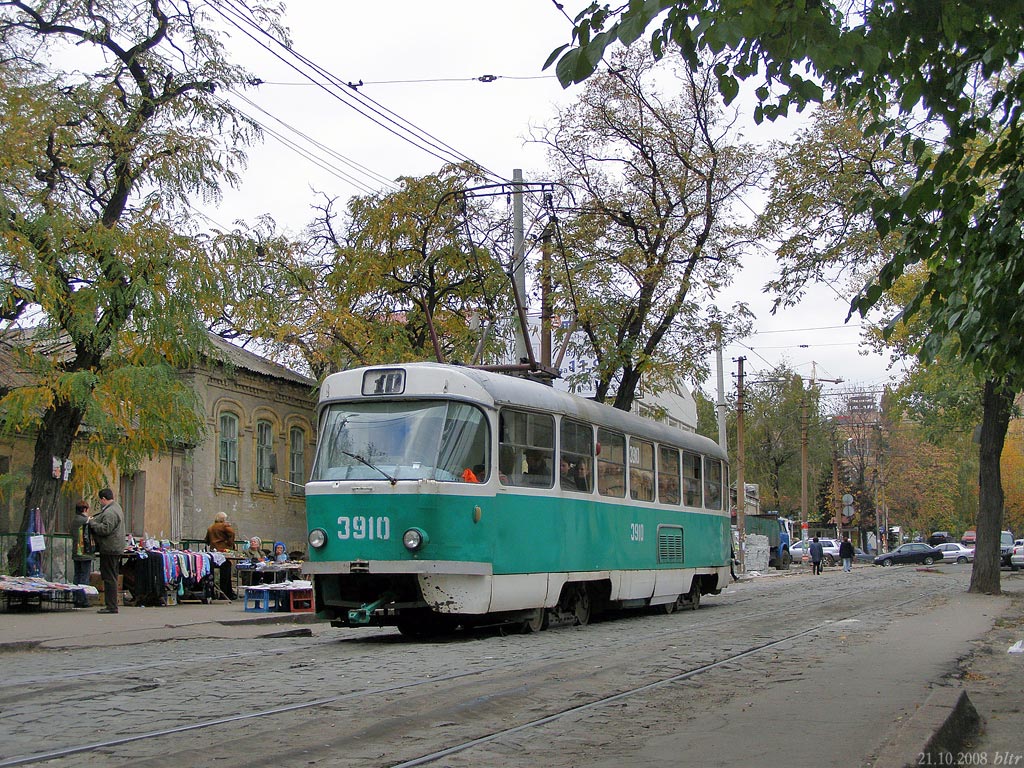 Donetsk, Tatra T3SU (2-door) № 3910