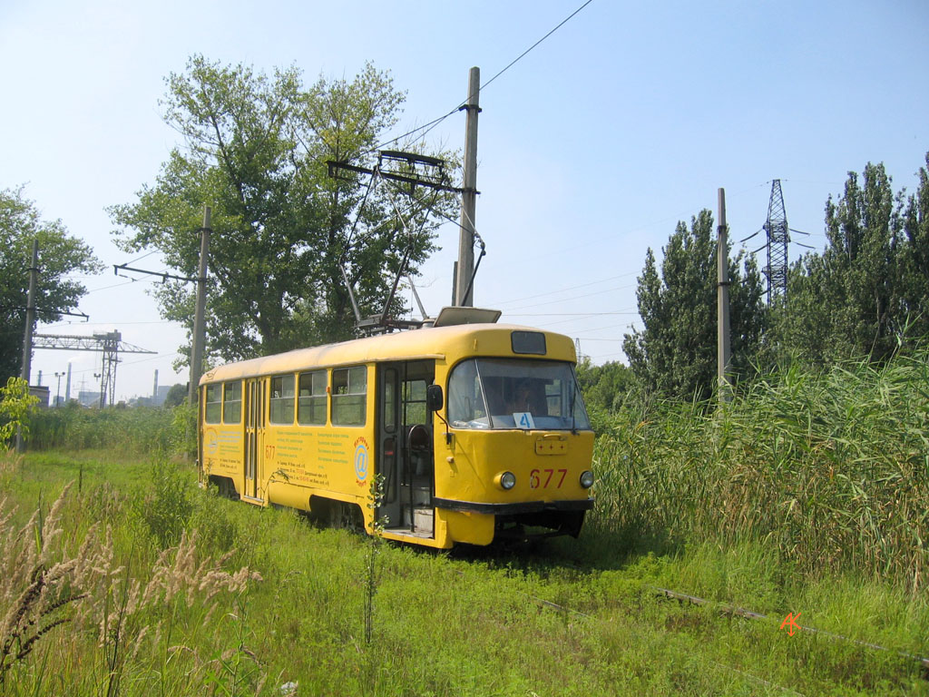 Каменское, Tatra T3SU № 677