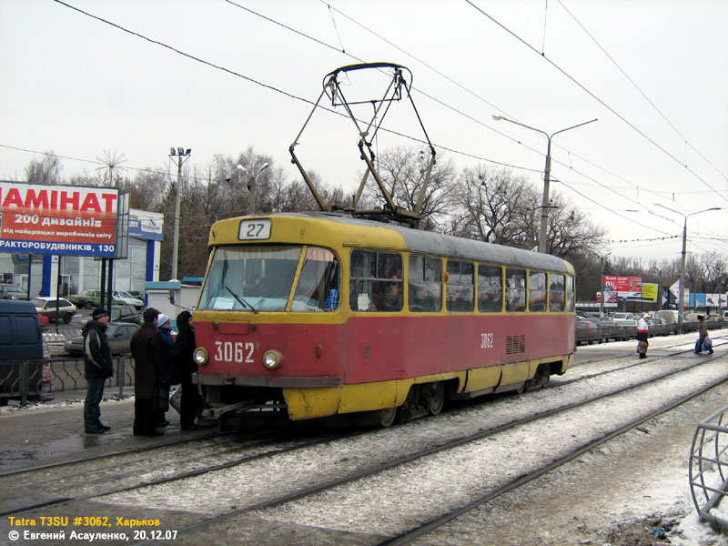 Charkov, Tatra T3SU č. 3062 Charkov, Tatra T3SU č. 3062