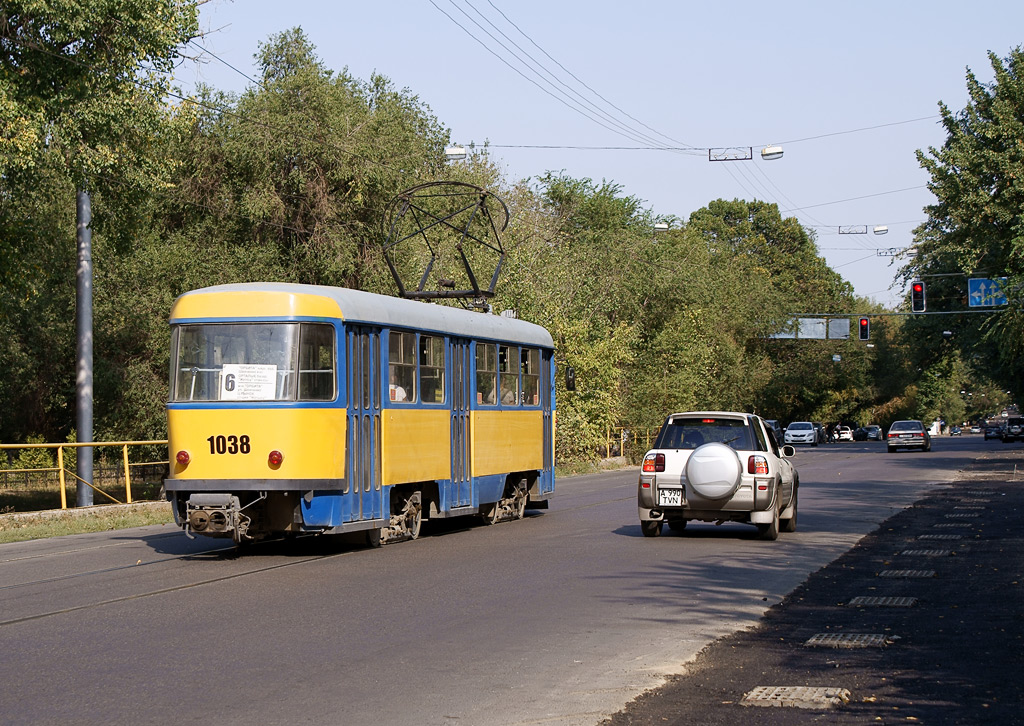 Алматы, Tatra T4D № 1038