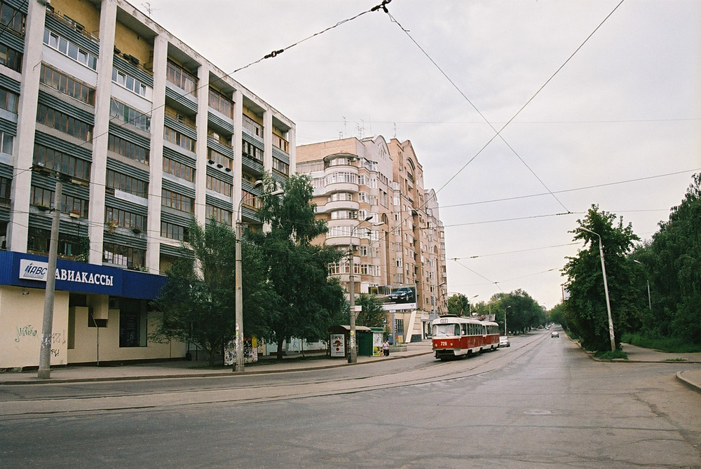 Самара, Tatra T3SU (двухдверная) № 728