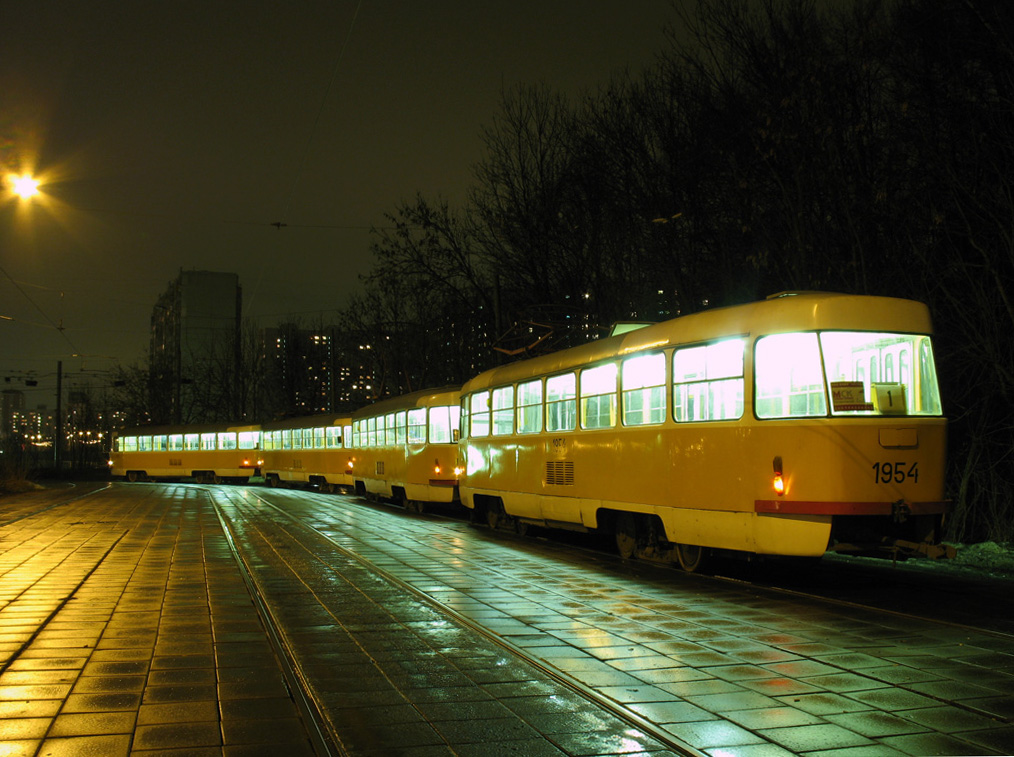 Москва, Tatra T3SU № 1954 Москва, Tatra T3SU № 1954