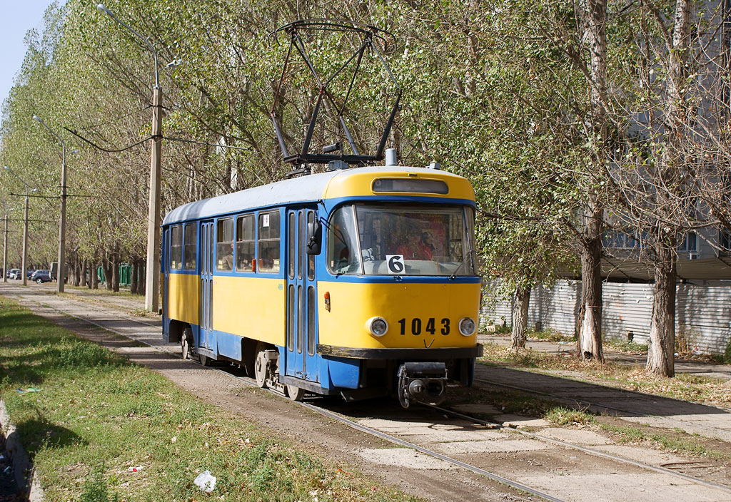 Алматы, Tatra T4D № 1043
