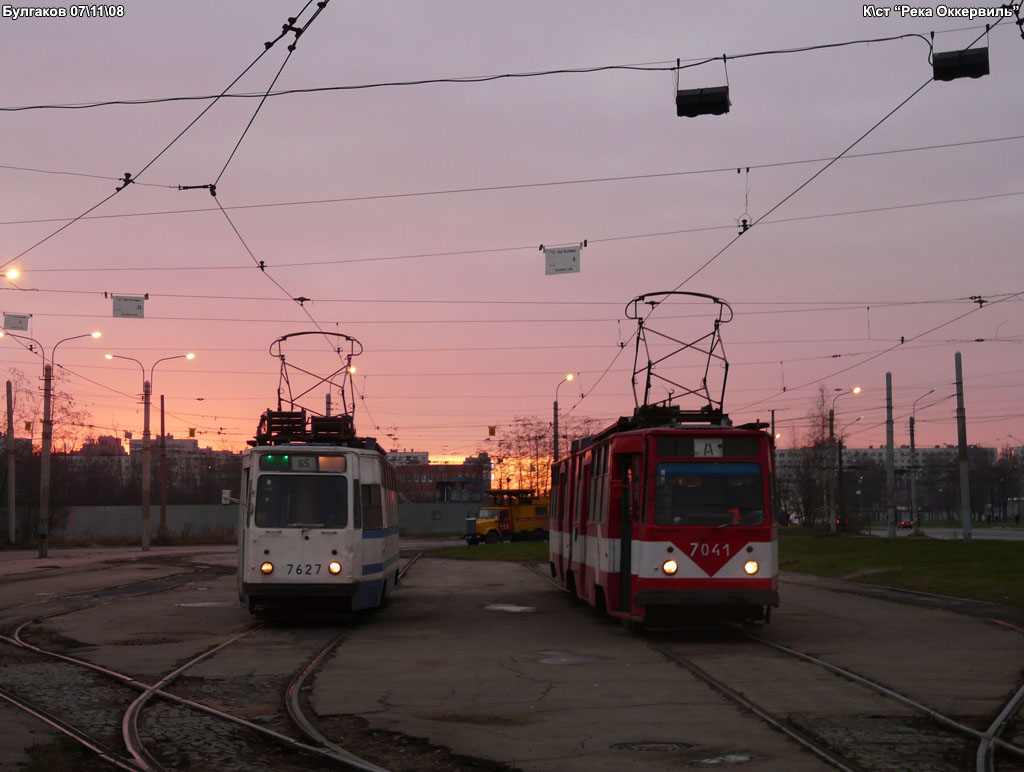 Санкт-Петербург, ЛМ-68М № 7627; Санкт-Петербург, ЛВС-86К № 7041