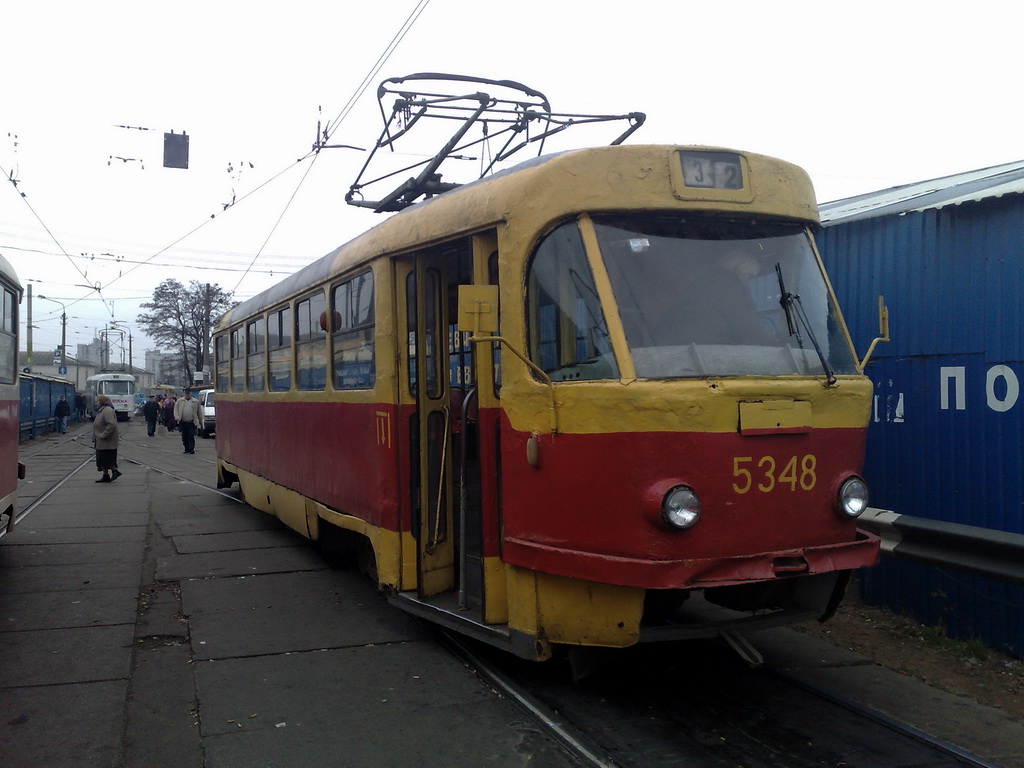 Kyiv, Tatra T3SU (2-door) # 5348 Kyiv, Tatra T3SU (2-door) # 5348