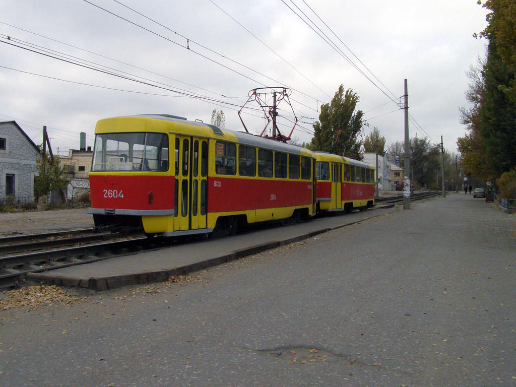 Wolgograd, Tatra T3SU (2-door) Nr. 2604