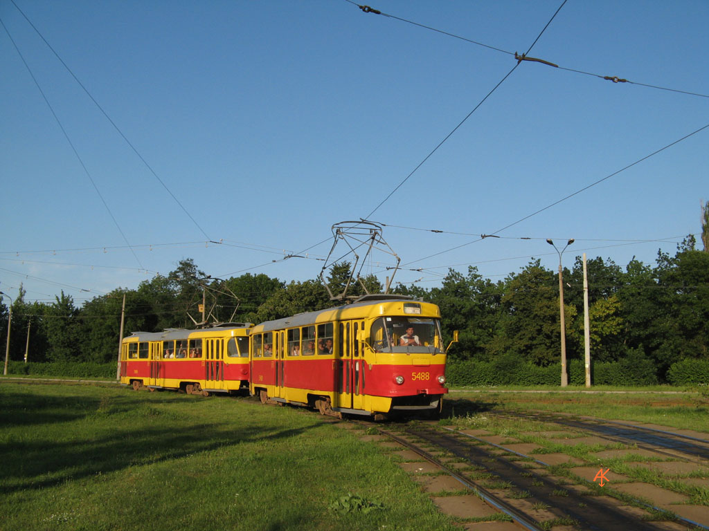 Киев, Tatra T3SU № 5488
