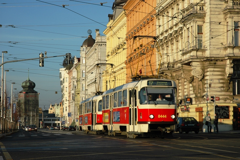 Прага, Tatra T3R.P № 8444