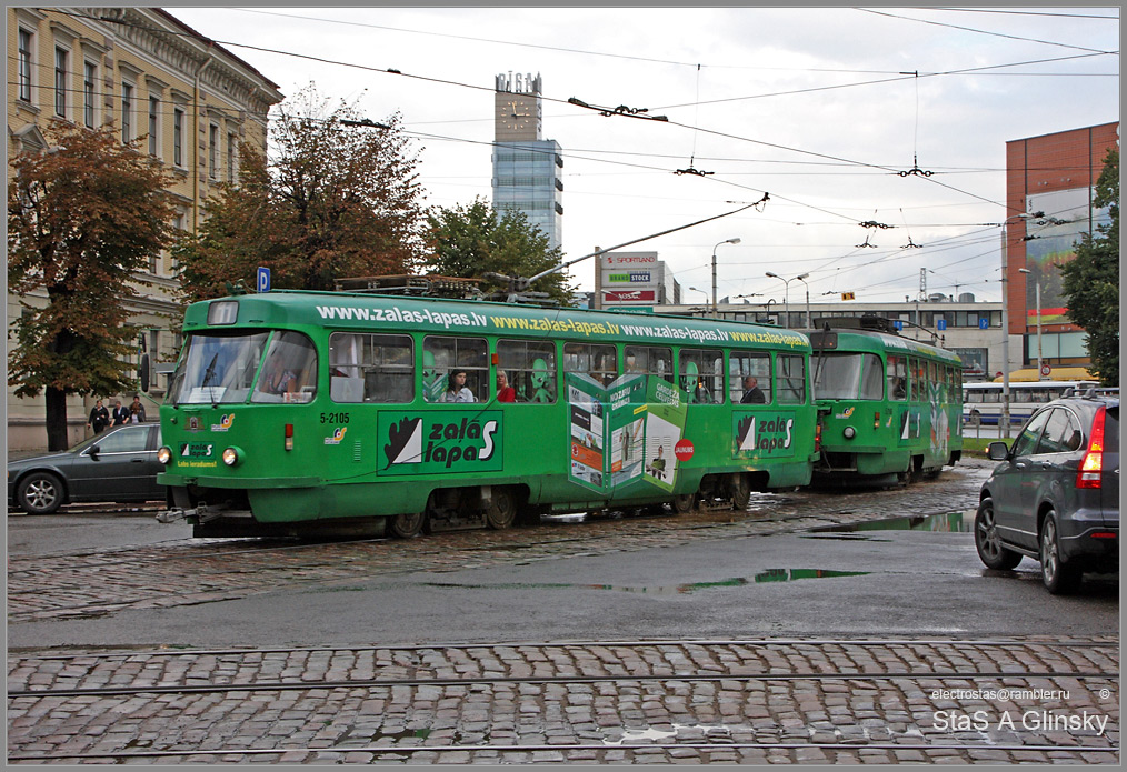 Рига, Tatra T3A № 5-2105