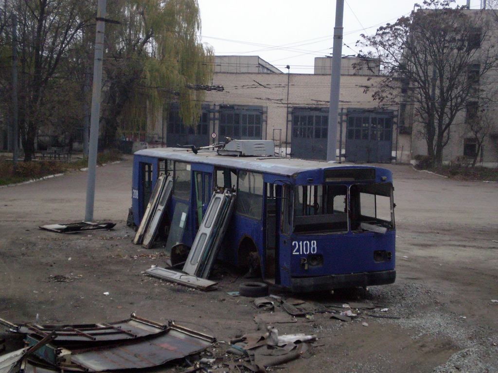 Dnipro, ZiU-682V [V00] # 2108; Dnipro — Territory trolley depot