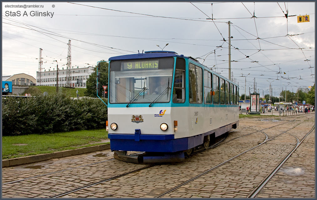 Riga, Tatra Т3MR (T6B5-R) N°. 3-517