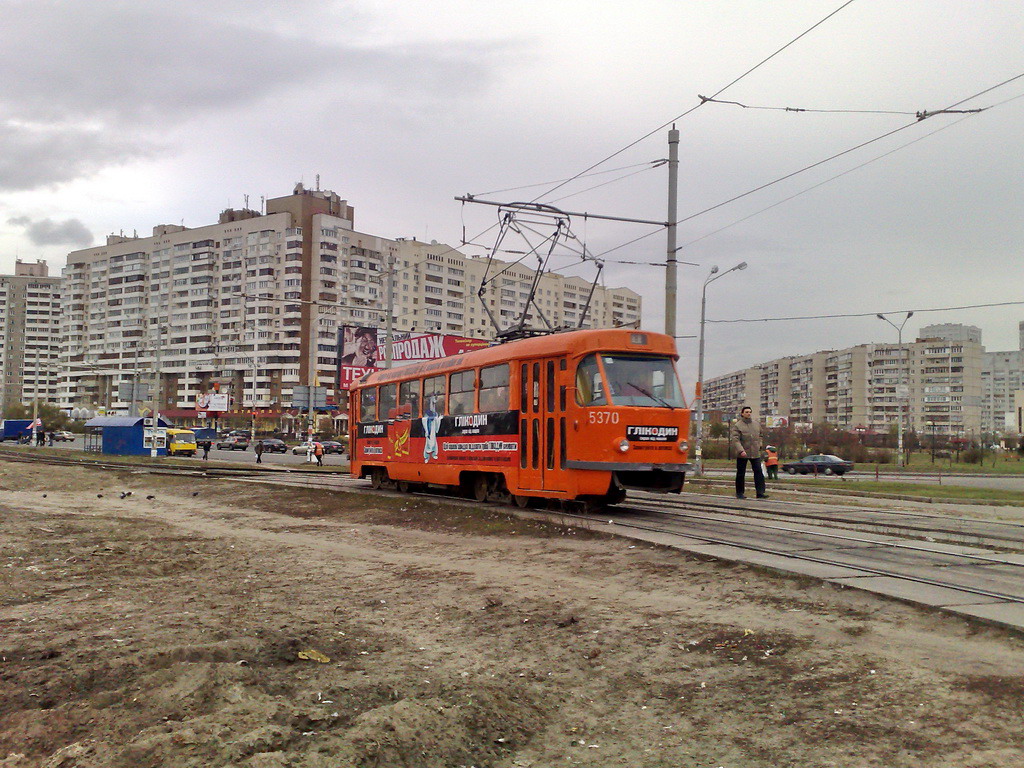 Киев, Tatra T3SU (двухдверная) № 5370