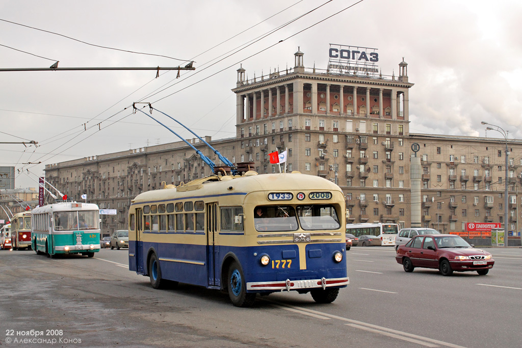 Moskva, MTB-82D č. 1777; Moskva — Parade to 75 years of Moscow trolleybus on November 22, 2008