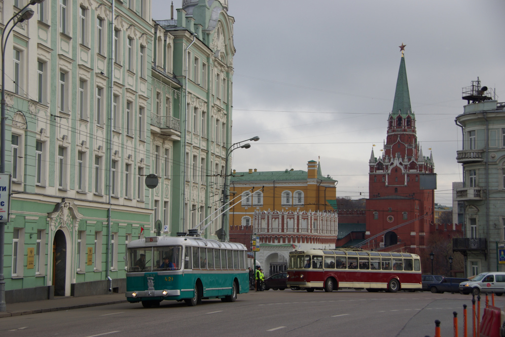 Москва, СВАРЗ ТБЭС № 421; Москва — Парад к 75-летию троллейбуса 22 ноября 2008