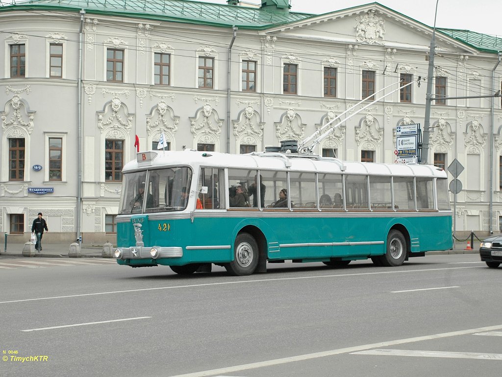 Москва, СВАРЗ ТБЭС № 421; Москва — Парад к 75-летию троллейбуса 22 ноября 2008