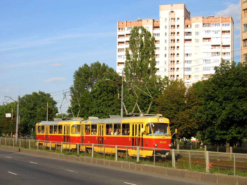 Киев, Tatra T3SU № 6026