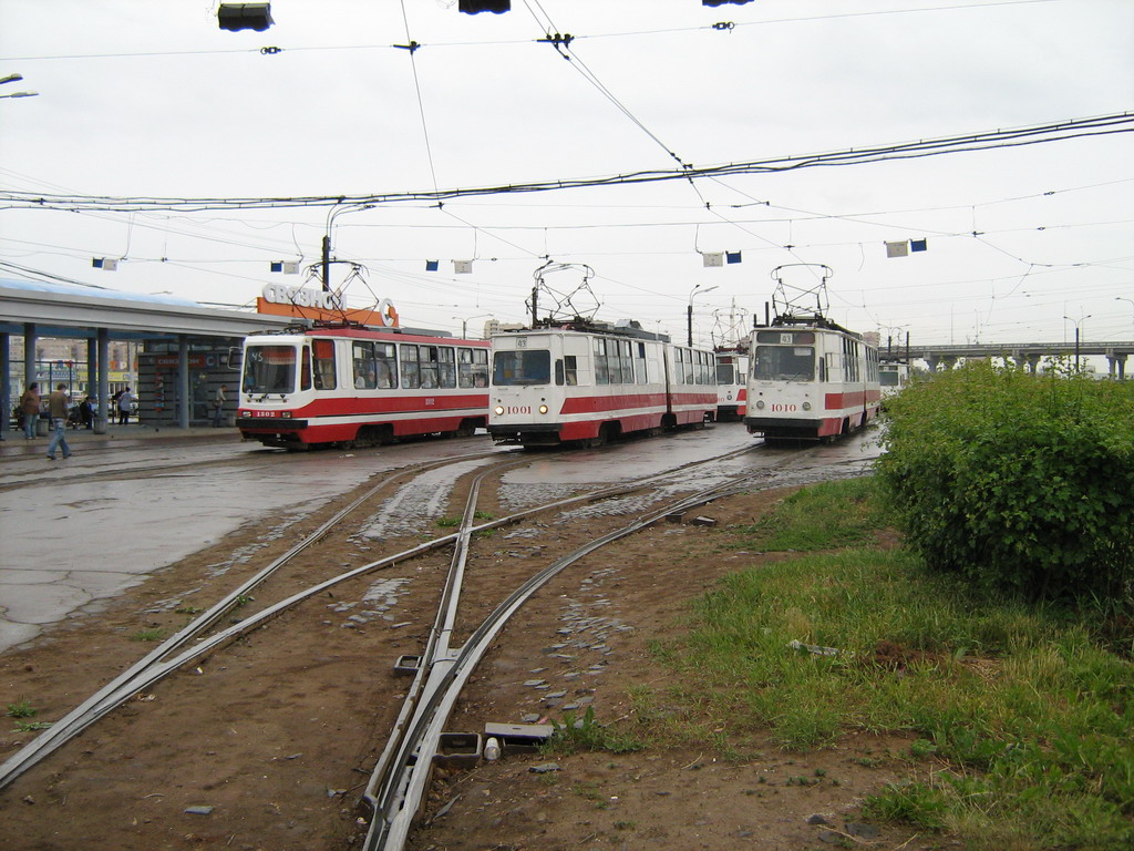 Санкт-Петербург, ЛВС-86К № 1001; Санкт-Петербург, ЛВС-86К № 1010; Санкт-Петербург — Конечные станции и разворотные кольца