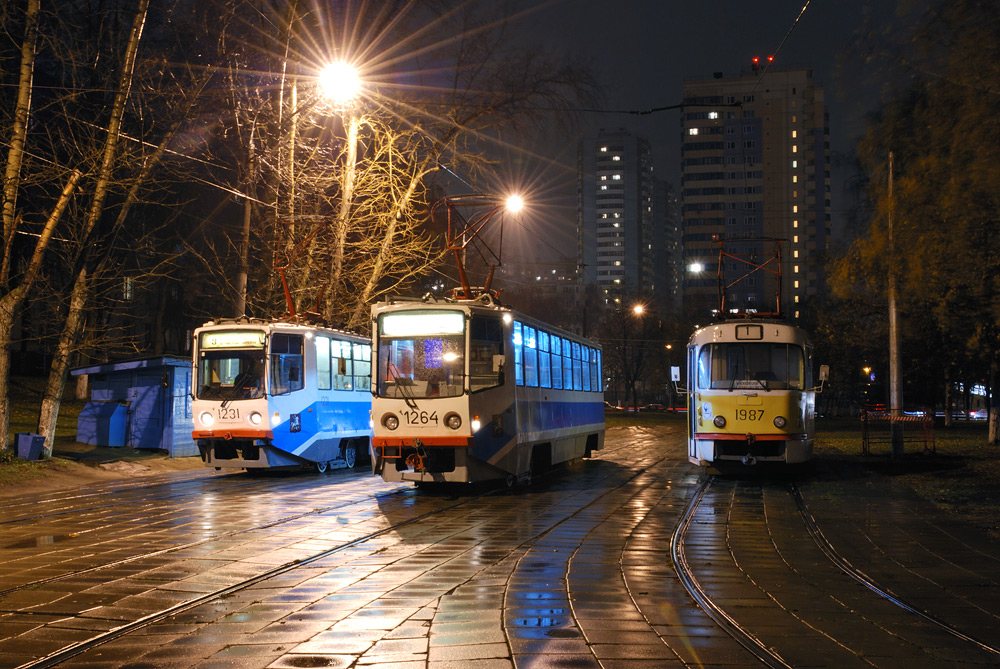 Москва, 71-608КМ № 1264; Москва, Tatra T3SU № 1987