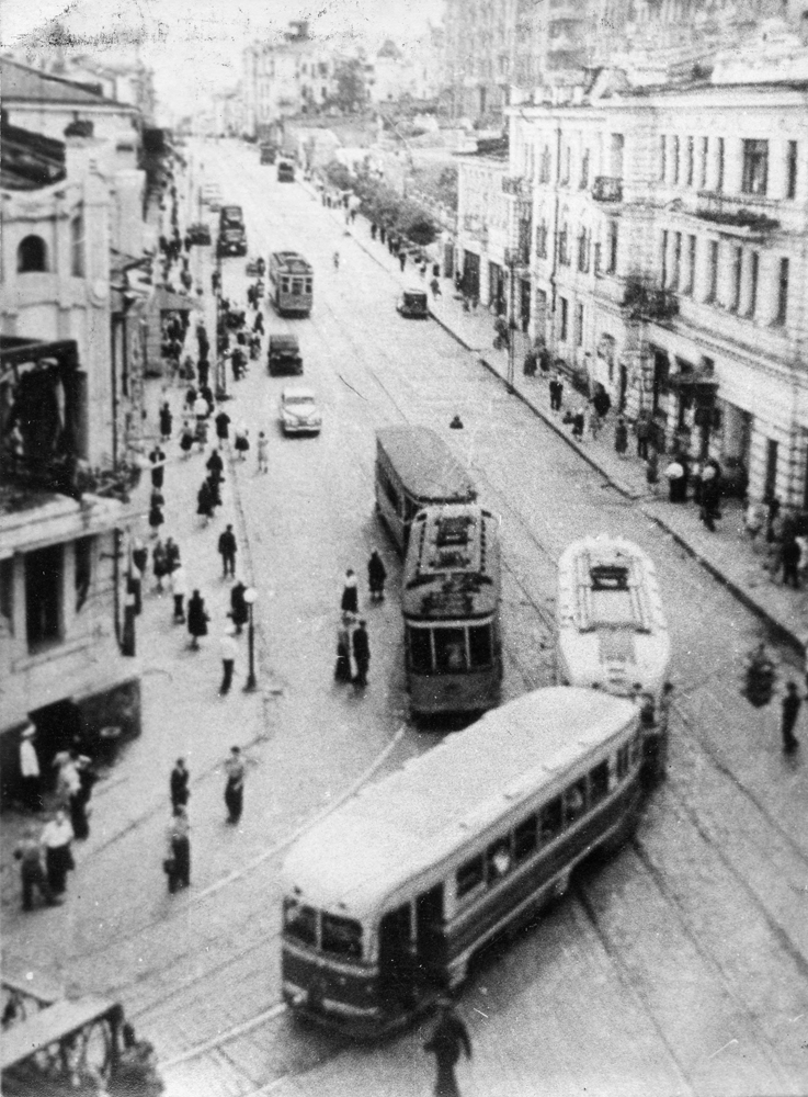 Владивосток — Исторические фотографии — трамвай (1946-1970)