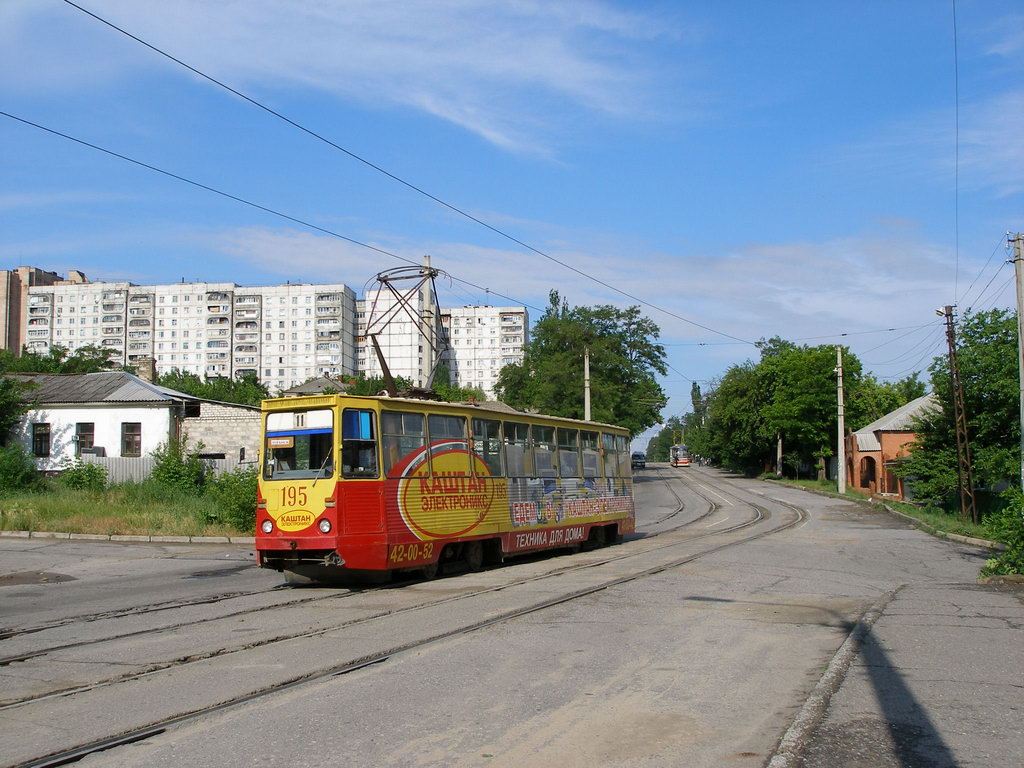 Луганск, 71-605 (КТМ-5М3) № 195