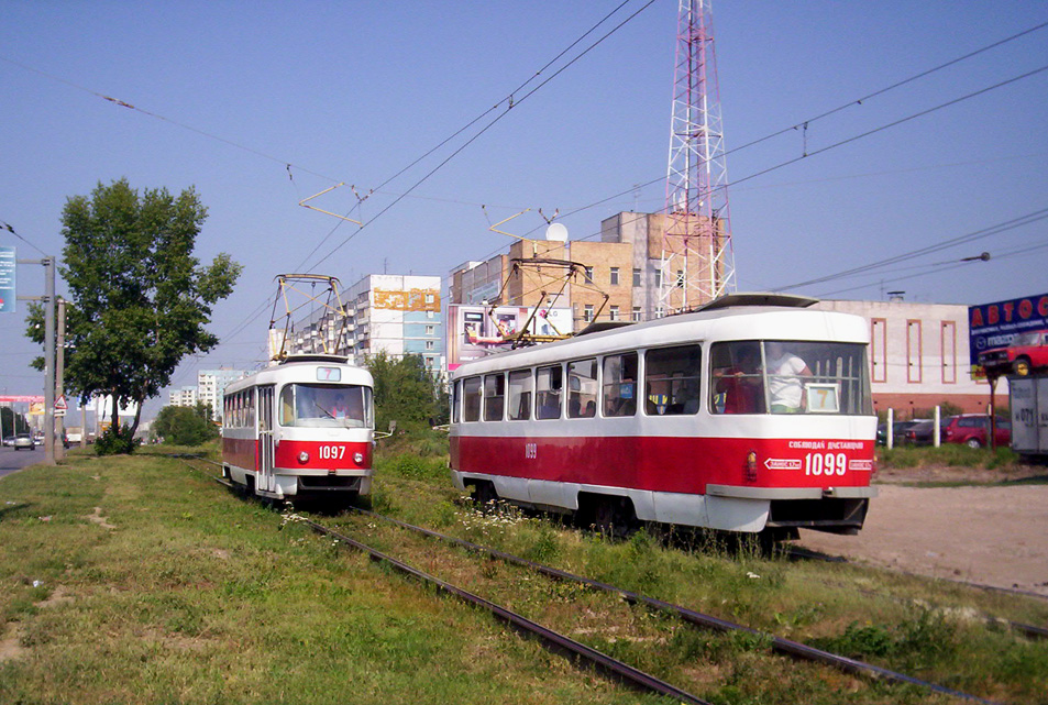 Самара, Tatra T3SU (двухдверная) № 1097; Самара, Tatra T3SU (двухдверная) № 1099