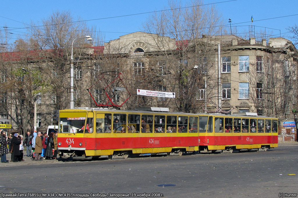 Запорожье, Tatra T6B5SU № 434