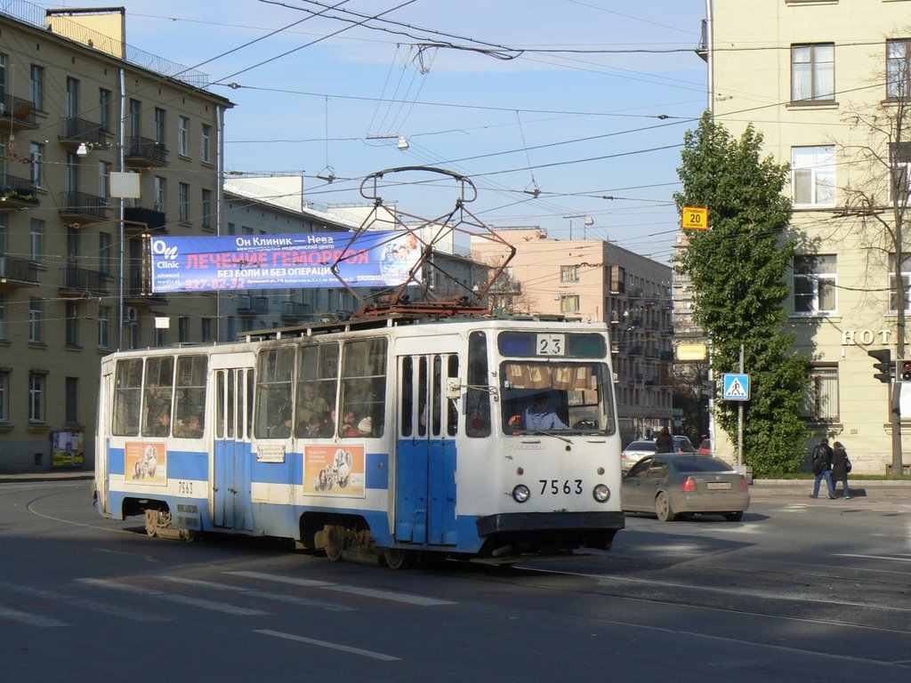 Санкт-Пецярбург, ЛМ-68М № 7563 Санкт-Пецярбург, ЛМ-68М № 7563