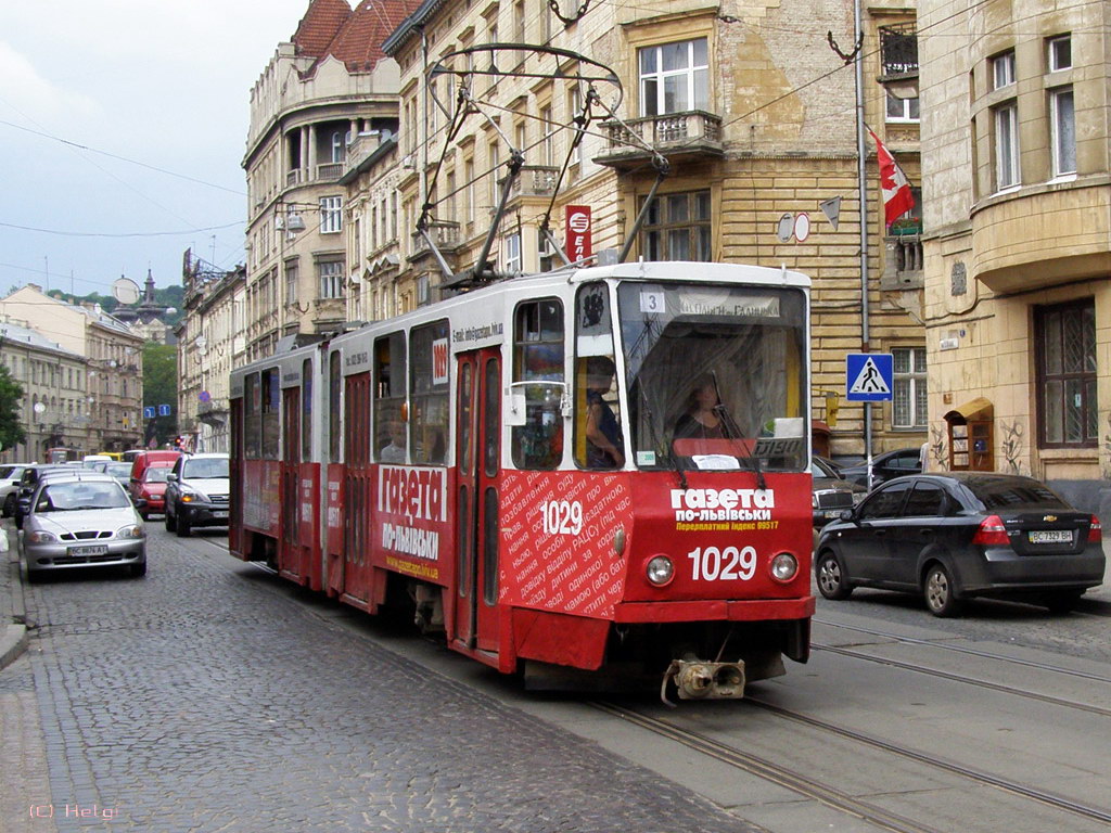 Львов, Tatra KT4SU № 1029