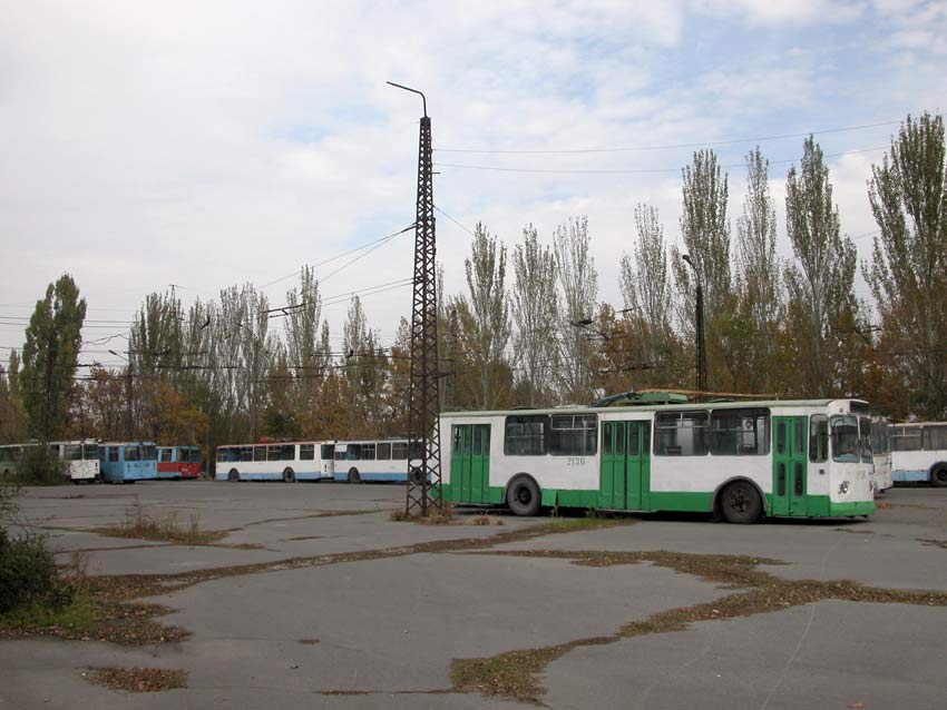 Biszkek, ZiU-682G [G00] Nr 2136; Biszkek — Trolleybus Depots