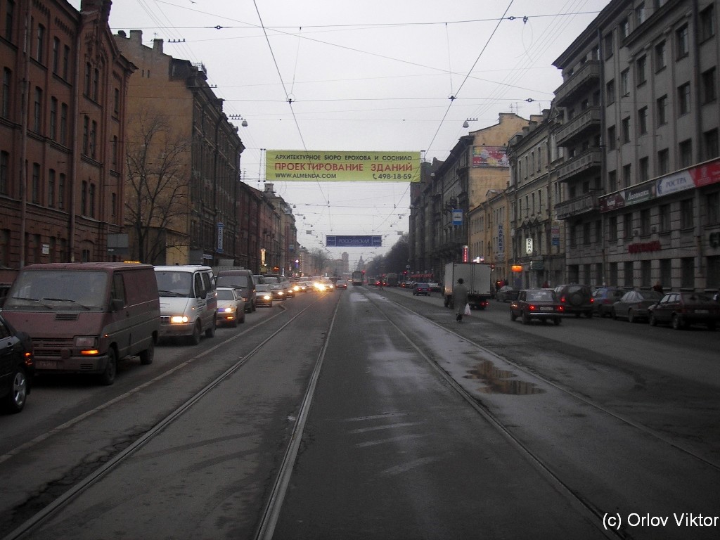 Pietari — Tram lines and infrastructure