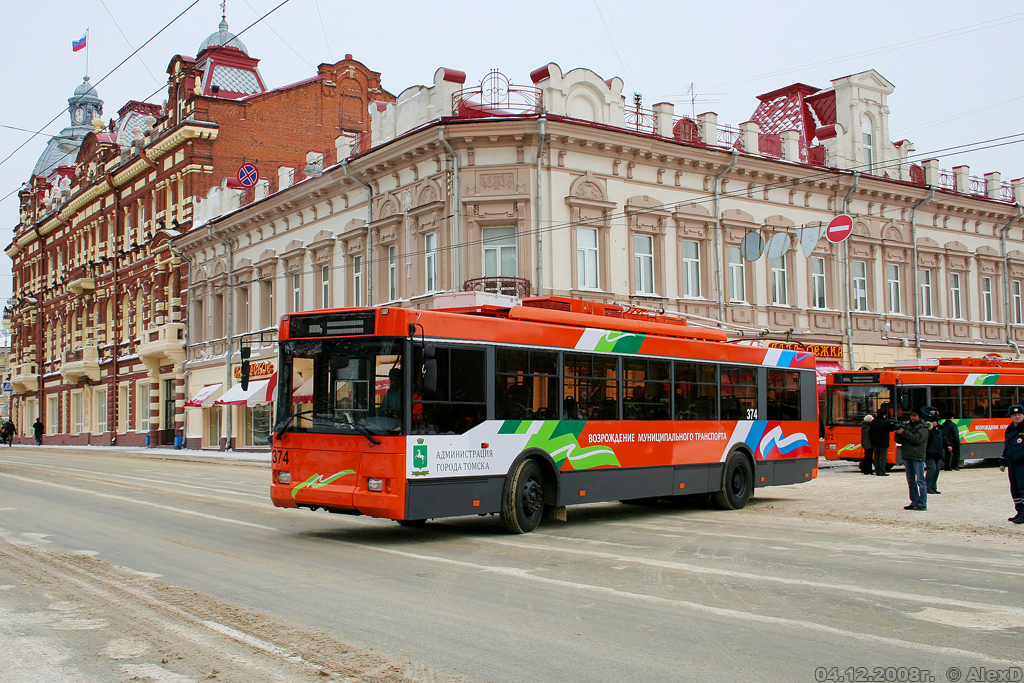 Томск, Тролза-5275.05 «Оптима» № 374