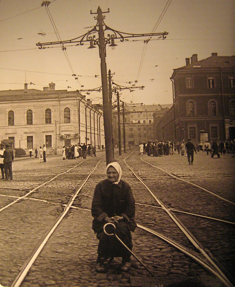 Санкт-Петербург — Исторические фотографии трамвайной инфраструктуры; Работники электротранспорта