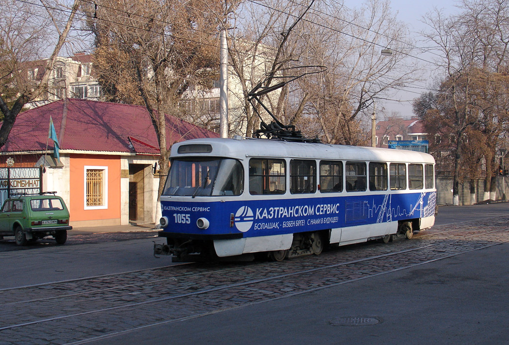 Алматы, Tatra T3D № 1055