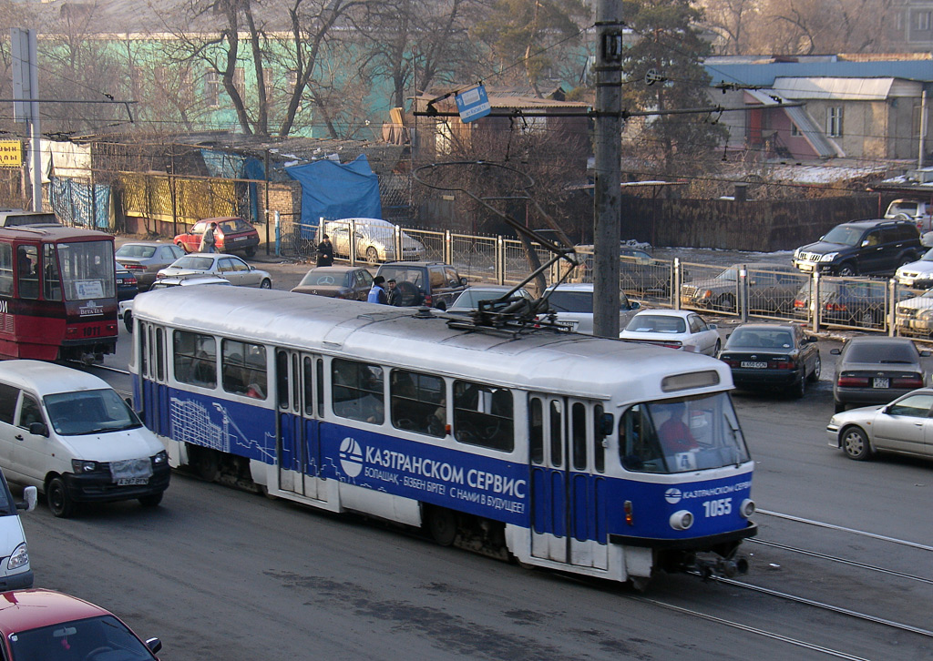 Алматы, Tatra T3D № 1055