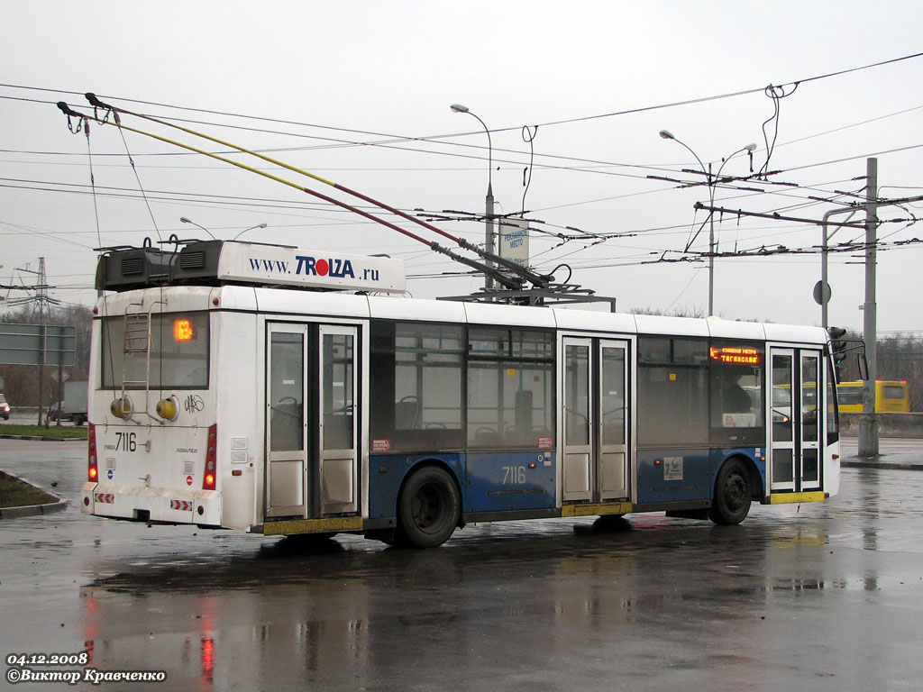 Москва, Тролза-5265.00 «Мегаполис» № 7116 Москва, Тролза-5265.00 «Мегаполис» № 7116
