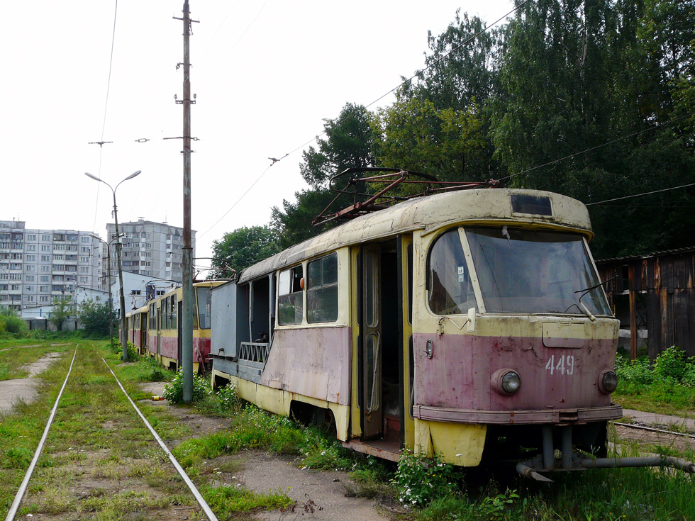 Тверь, Tatra T3SU (двухдверная) № 449; Тверь — Служебные трамваи и специальная техника Тверь, Tatra T3SU (двухдверная) № 449; Тверь — Служебные трамваи и специальная техника