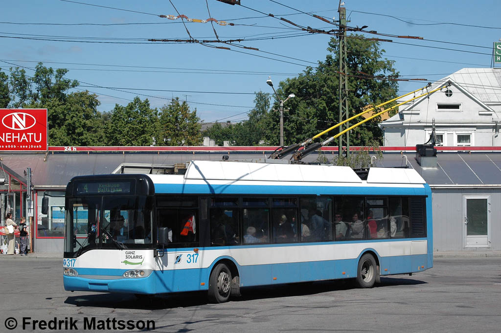 Таллінн, Solaris Trollino II 12 Ganz № 317 Таллінн, Solaris Trollino II 12 Ganz № 317