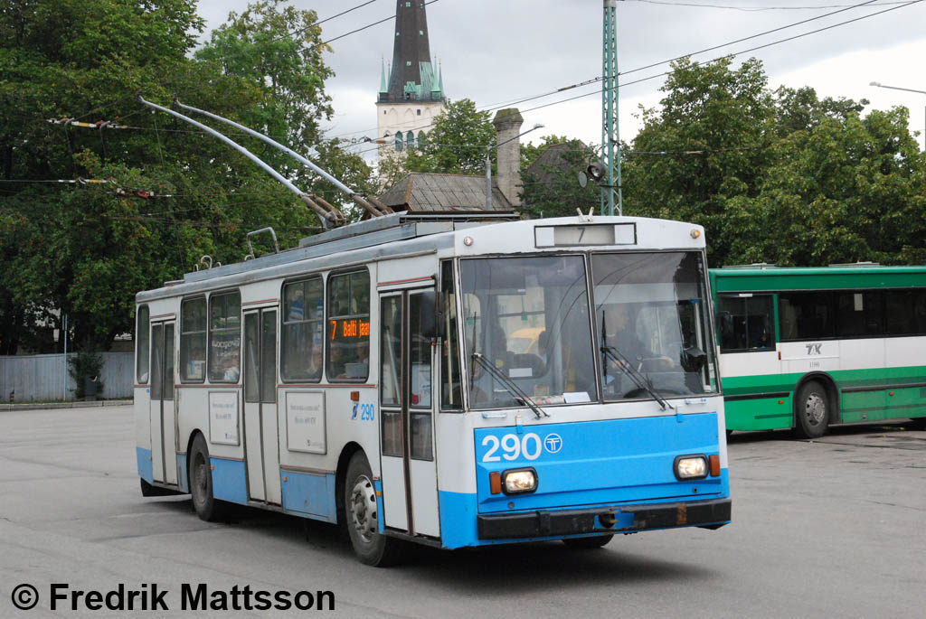 Таллин, Škoda 14Tr02/6 № 290