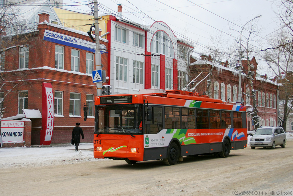 Томск, Тролза-5275.05 «Оптима» № 374