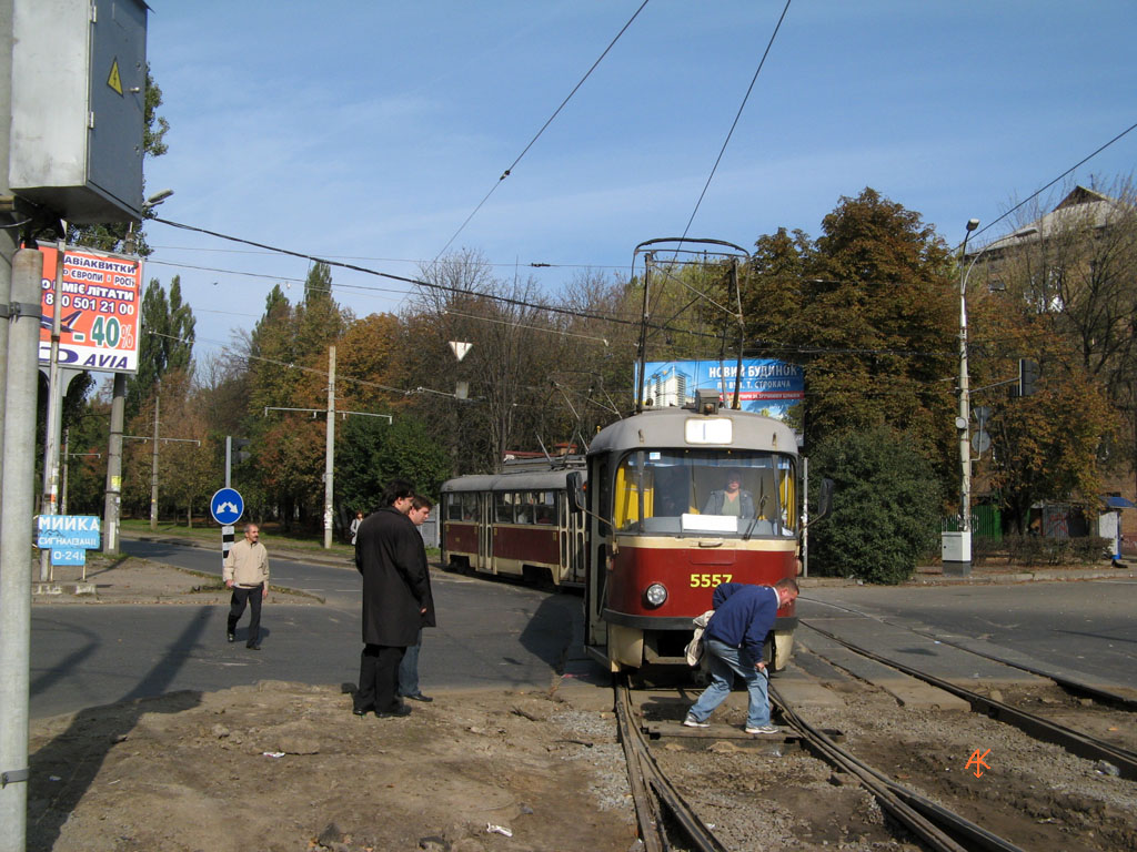 Киев, Tatra T3SU № 5557; Киев — Трамвайные линии: Скоростной трамвай