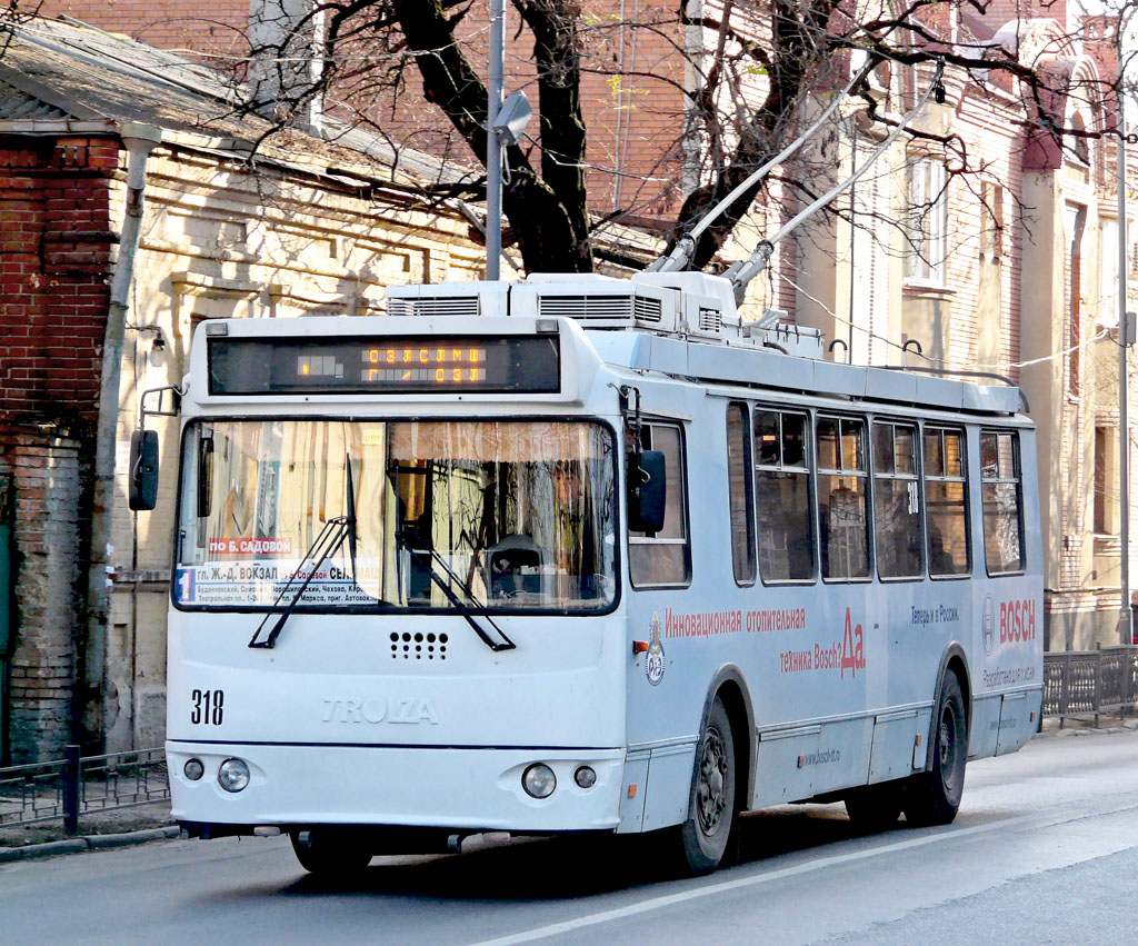 Ростов-на-Дону, ЗиУ-682Г-016.02 (с широкой 1-й дверью) № 318